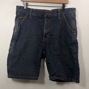 Ariat Men’s Rebar M4 Relaxed Straight Utility Denim Shorts size 35